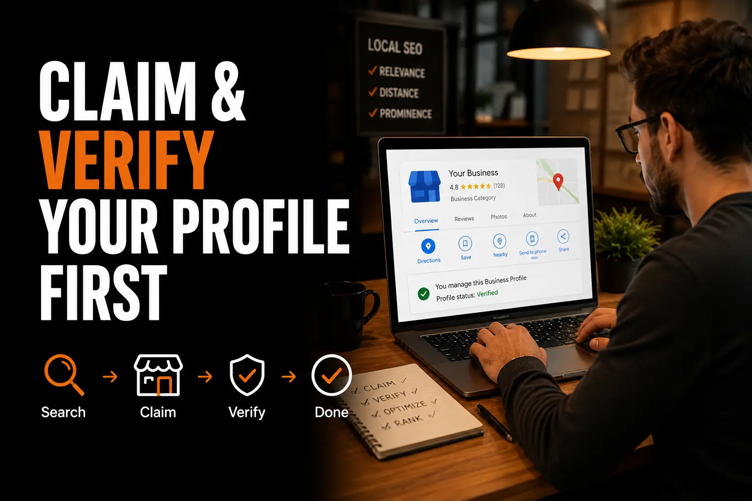 Claim and verify your Google Business Profile